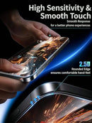 5pcs Tempered Glass Screen Protector, Suitable For IPhone 17/17 Pro/17 Pro Max/17 Air/16 Pro Max/15 Pro Max/14/13/12/11/Pro/Pro Max/Plus/X/XR/XS/XS Max, Anti-Scratch, Anti-Shock, Anti-Oil, Anti-Fingerprint