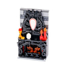 MOC Halloween Skeleton Horde  Building Blocks Dark Castle with Vampire Throne DIY  Medieval Bricks Collection Gift