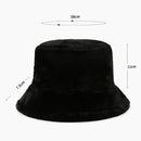 Faux Fur Fluffy Bucket Hats Woman Men Autumn Outdoor Warm Soft Winter Hat Velvet Casual Fisherman Hat Fashion Panama Cap 2023