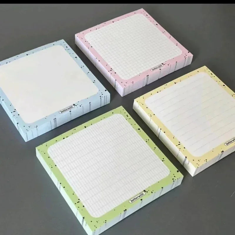 100 Pads/Pack Transparent Inches Sticky Note Pads Notepads Posits School Stationery Office Supplies Creative Learning Stationery