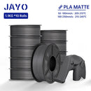 JAYO 3D Printer Filament PLA Series 1.75MM 5Rolls/10Rolls High Strength 100% No Bubble Neatly Wound for FDM DIY Gift Material