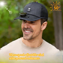 The Helios Breeze | Solar-Powered USB Rechargeable Cooling Hat with Mesh Visor