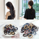 30/50Pcs/Set Women Basic Elastic Hair Bands Scrunchie Ponytail Holder Headband Colorful Rubber Bands Fashion Hair Accessories