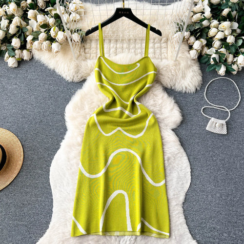 The Hotsweet Beach | Knitted Sleeveless Summer Sundress