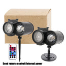 Waterproof Laser Projection Lamp party light 12 Change Card Stage lighting Holiday Outdoor projector christmas stage lighting