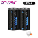 CITYORK 1.2V C Size Battery Ni-MH LR14 Rechargeable Batteriy For Gas Cooker Car Toy Flashlight Radio Low Self Discharge C Bateri