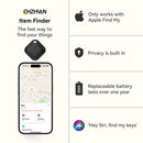 Smart Tracker For Find My APP Child/Pet Item Finder Key Anti-Lost Reminder Device MFI Rated Locator Smart Bluetooth gps Tracker