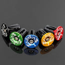 MUQZI Bike Handlebar Plugs Aluminum Bar End Caps Handlebar Grip End Plugs For Road Mountain BMX MTB Bicycle