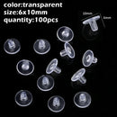 Stainless Steel Round Ball Post Earrings Stud Loops Earring Hooks Earplug  Fit Women DIY Earring Jewelry Making Christmas Craft