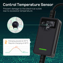 dé Electric Car charger Type 2 16A 3.7kW Schuko with Digital Display 6m 8m 10m 15m 20m Charging Cable Mode 2 for Home Outdoor