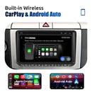 ESSGOO 9" Android 14 4G+64G Apple Carplay Autoradio GPS NAVI WIFI RDS FM BT für VW Golf 5 6 Passat Polo Touran Tiguan Caddy EOS