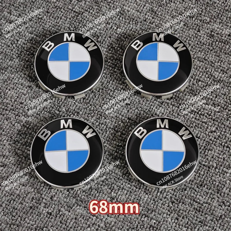 4Pcs 68MM 56MM Car Wheel Center Caps for BMW E90 E46 F10 F30 E87 F20 G20 E60 E39 E92 F11 F31 E61 F25 E36 X3 X5 Car Accessories