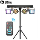 U`King Kombinationshalterung Leuchten 60W RGBW LED Par Licht DMX Gesteuertes Bühnenlicht Für DJ Disco Konzerte Hochzeit Geburtstagsfeier