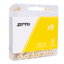 ZTTO 9 Speed Bicycle Chains 116 Links 9S MTB Mountain Road Bike Chain With Magic Missing Link Connecter 9speed 21s