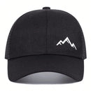 Unisex Mountain Range Stickerei Baseball-Netzkappen Frühling und Sommer Outdoor Verstellbare Freizeit-Hüte Sonnenschutz-Hut
