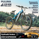 PULUMA PH001 Electric Bicycle 1000W Power Ebike 48V 20AH Battery 27.5*2.8 Inch Tire Off-road Electric Mountain Bike