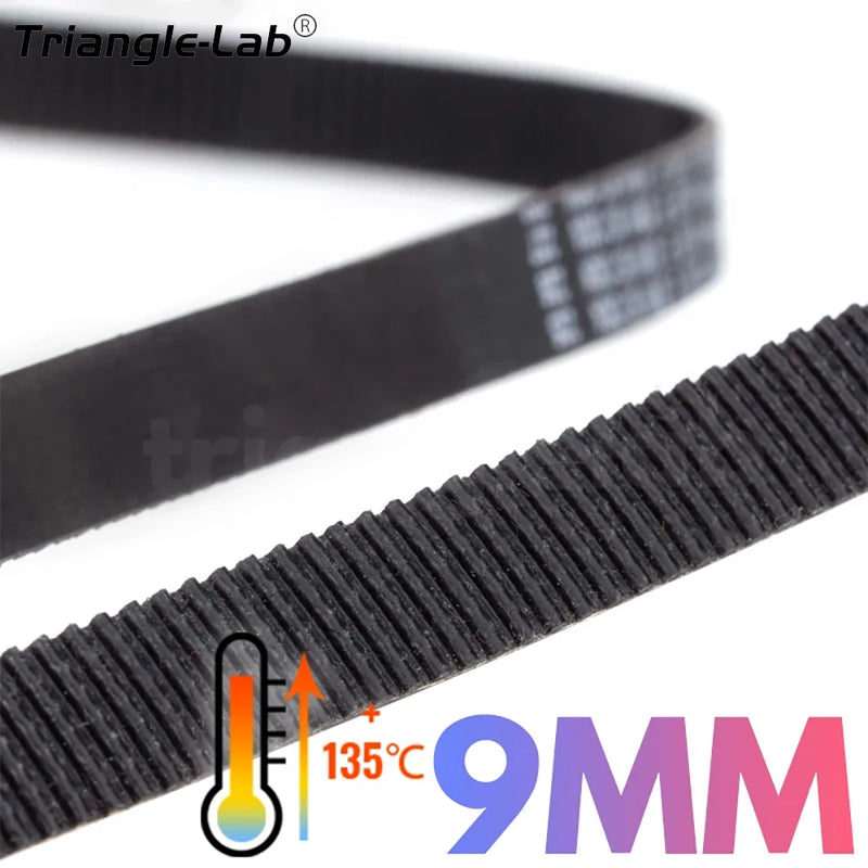 C Trianglelab Heat-resistant 135℃(273℉)  belt synchronous belt Timing belt Width 9MM/6MM for 3D Printer