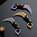 Mini Claw Knife Keychain Hanger Fruit Knife EDC Mini Blade Pocket Key Claw Chain Outdoor Tools Portable Delivery Knife Fashion