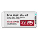 2.1'' 2.9'' E-paper E-Ink EInk Display Screen NFC BT Version App Operating Software TFT Screen IP65 Electronic Price Tag Card