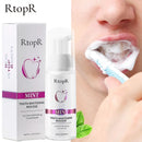 RtopR Teeth Cleansing Whitening Mousse Removes Stains Teeth Whitening Oral Hygiene Mousse Toothpaste Whitening and Staining 60ml