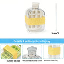 2 in 1 Ice Cube Tray Water Bottle Portable Ice Maker Mold Press Water Fill Ice Bucket Box for Summer Drinks