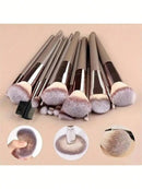 3pcs Makeup Brush Set, Including Angled Eyeliner Brush, Eyebrow Brush, And Ultra-Fine Eyeshadow Brush, Makeup Brush Set, Makeup Brush Kit, Makeup Brush Set, Full Makeup Brushes, Makeup Brush Set, Complete Makeup Tools, Makeup