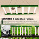 Vollspektrum-LED-Pflanzenlampe 240W 320W 400W SMD3030 faltbare LED-Pflanzenlampe für Gewächshausblumen, Sämlingszuchtzelte, Hydroponik
