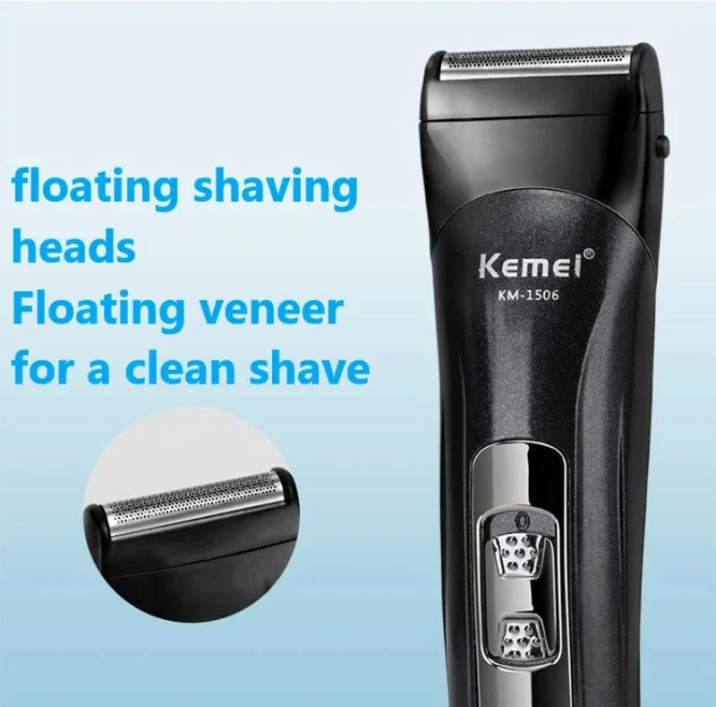 Kemei KM-1506 3 In 1 Electric Shaver USB Charging Hair Trimmer Electric Rechargeable Nose Professional Shaving Machine  trimmer