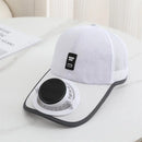 Summer Usb Solar Fan Baseball Cap for Men Women Mesh Adjustable Breathable Unisex Caps Quick Dry Running Hat Cap Outdoor Sports