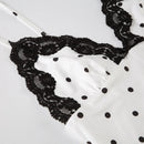 Tossy Lace V-Neck Patchwork Maxi Dress Women Backless High Waist Slim Spaghetti Contrast Party Dress Female Spring Long Dress