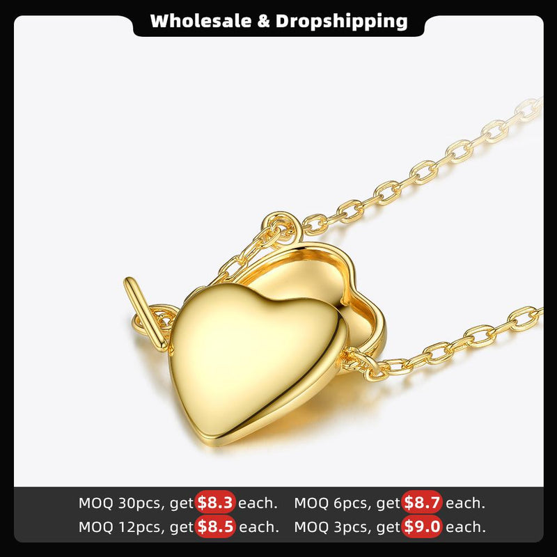 ENFASHION Heart Locket Pendant Necklace Women Gold Color Openable Photo Frame Choker Necklace Fashion Femme Jewelry P193056