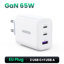 UGREEN 65W PD Fast Charger | Dual Type-C & USB-A Hub