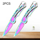 WXCOO High Carbon Steel Portable Knives Kitchen Folding Knife Chef Butcher Meat Cleaver Cutting Slicing Knife Fruit Paring Knife