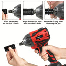NEWONE 18V cordless Impact Wrench, Impact wrench kit, brushless 400Nm torque impact driver and battery charger