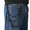 1 piece Hip-hop Jewelry Keychain personality pants chain Men's Accessories