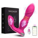 Sexy Wearable Wireless Vibrator with Remote Control and App Panty Thrust Stimulator Sex Toy for Women Vibrating Adult 18+