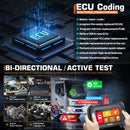 ANCEL V5 HD Heavy Duty Truck Scanner Semi Truck Full System Diagnostic Bidirection Diesel for Cummins/Detroit/Caterpillar/Paccar