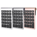 22Keys Numeric Keyboard 2.4G Wireless Mini Portable Ergonomic Design Digital Keyboard Numpad with USB Receiver for Office Laptop