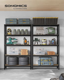 5-Tier Heavy Duty Shelving Unit, Screwless Mounting, 750 kg Capacity, 60 x 120 x 200 cm