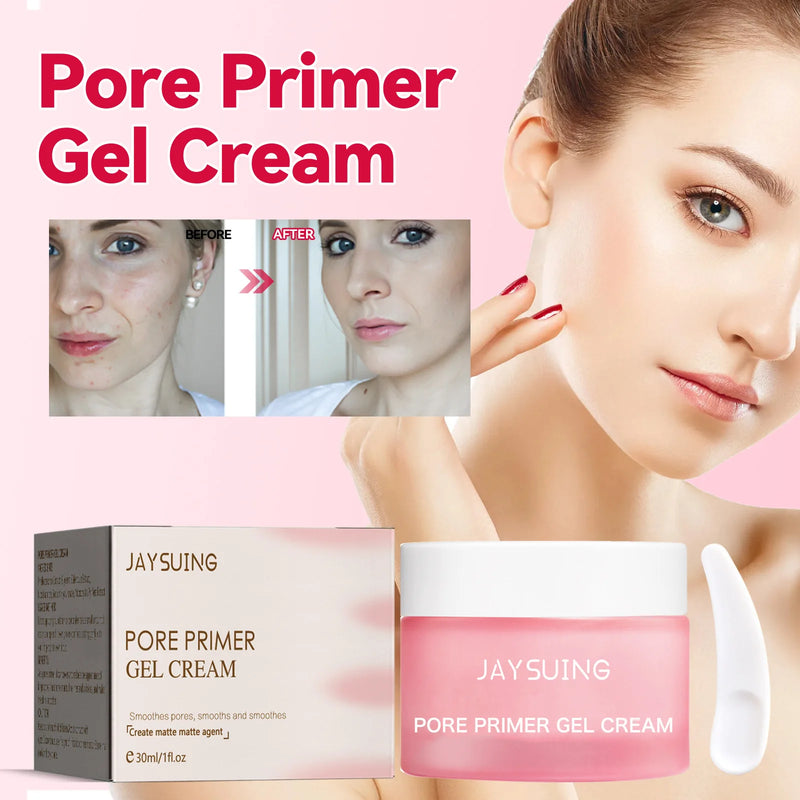 Pore Primer Gel Cream Pores Invisible Blurring Lasting Matte Make Up Oil Control Smoothing Fine Lines Brightening Base Concealer