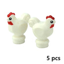 Figures Animal Building Block MOC City Goat Sheep Eagle Owl Panda Parrot Seagull Penguin Zoo Fram Accessories Bricks Toy Gift