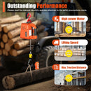 1100 lbs 3-in-1 Electric Hoist Winch 110V 1500W Portable Lifting Machine Wireless Remote Control Electric Hoist