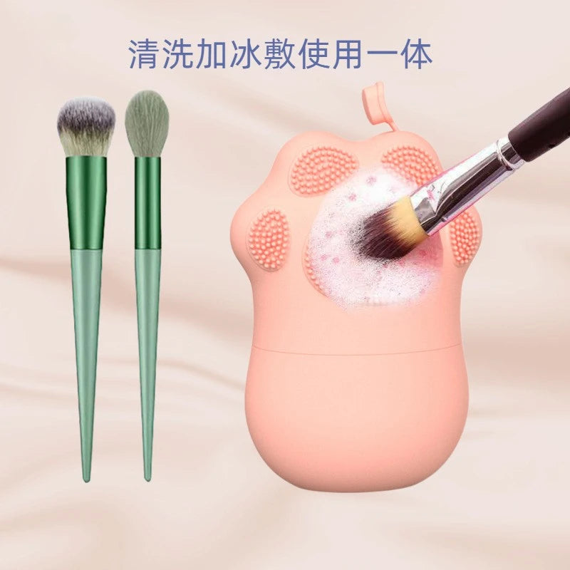 Cute Cat Claw Lifting Contouring Tools Reduce Acne Wrinkle Beauty Tools Face Lifting Face Roller Mould Silicone Ice Face Roller