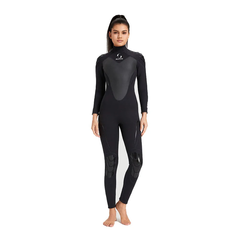 Women Men 3mm Neoprene Wetsuits Full Body Scuba Diving Suit  Snorkeling Surfing Swimming Long Sleeve Keep Warm Water Wetsuits