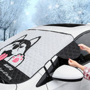 Car snow shield sunshade winter window shield frost and antifreeze cover front windshield cover snow cloth