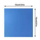 40X Glass Mirror Tiles Wall Sticker Square Self Adhesive Stick On Home Set DIY S