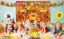 Party Supplies for Bowser Birthday,112pcs Decorations for King Kuppa party Banner,Plates,Cake Toppers,Tablecloths,Backdrop etc.
