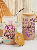 MOM MAMA Mather's Day Sticker UV DTF Cup Wrap Iron On Transfer For Glass Can Wraps 16oz Libbey D12242