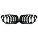 Gloss Black For BMW 5 Series F10 F11 F18 M5 Front Bumper Grills Double 2010-2016 Wide Kidney Grille 520d 530d 540i 528i 535i CAR