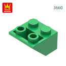 Wange 82Pcs/Lot 3660 2x2 Sloping Reverse Building Blocks Moc Slanted Parts Compatible with Brick  Children Toy Assembly Gift Box